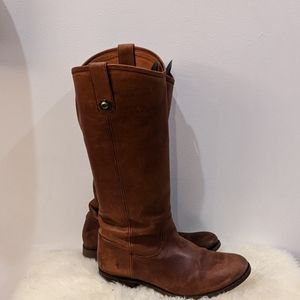 Frye Melissa Button Lug Tall boots
